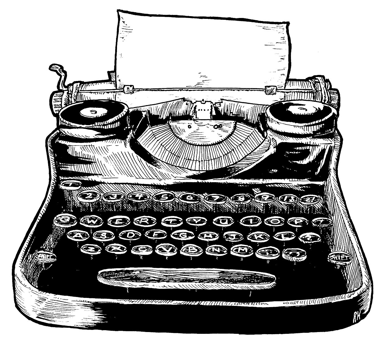 free clipart vintage typewriter - photo #21