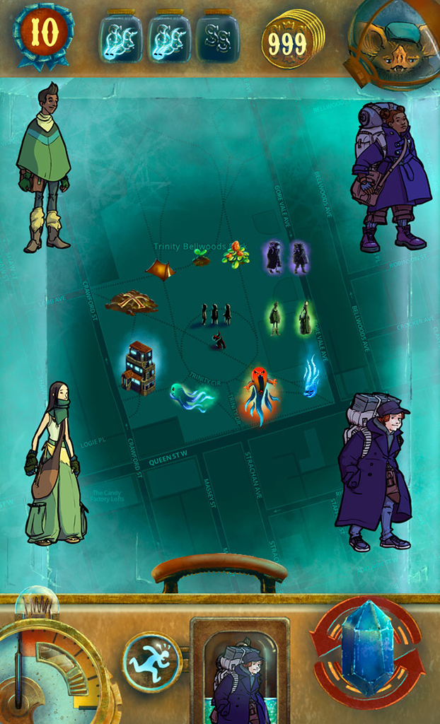 Spirits and Sparks Mobile Game UI Sample