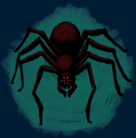 Night Bugs Spider Effects Gif