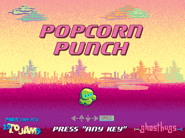 Popcorn Punch Title Screen