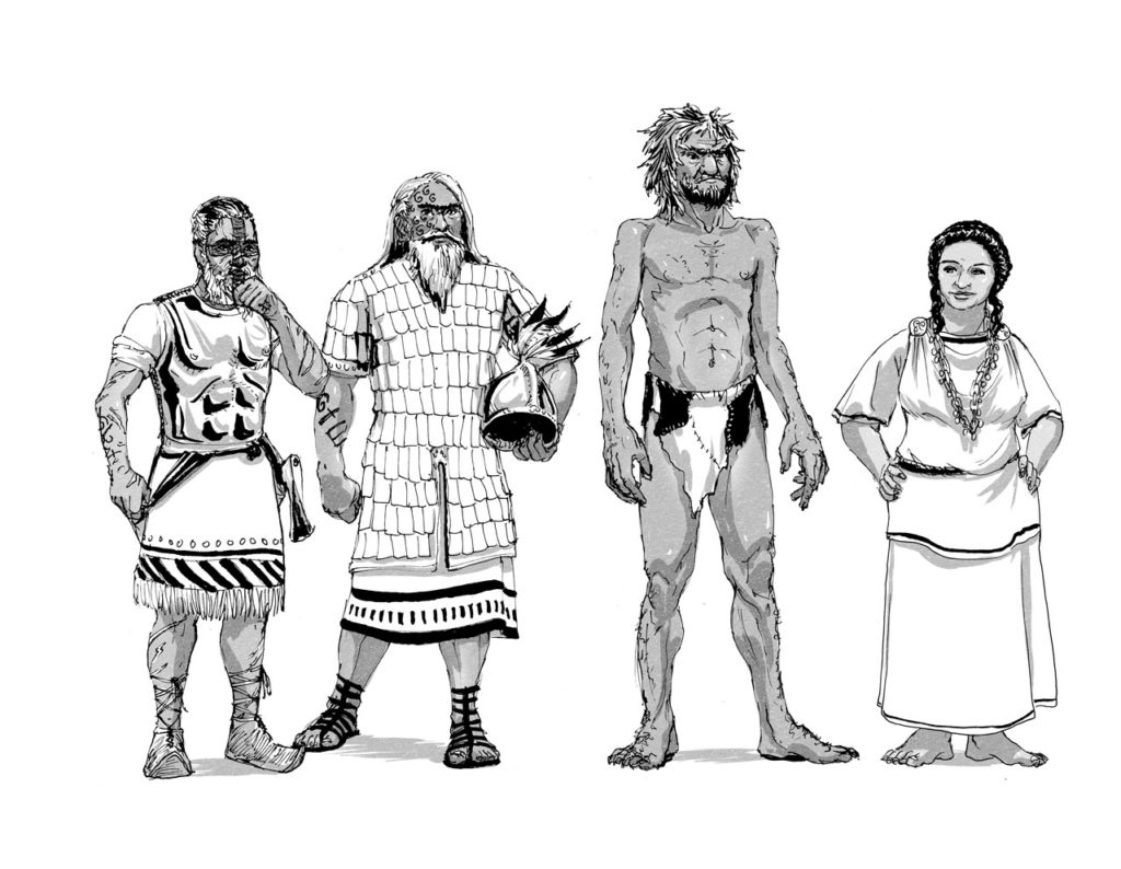 Character Illustrations from Glorantha's The Coming Storm