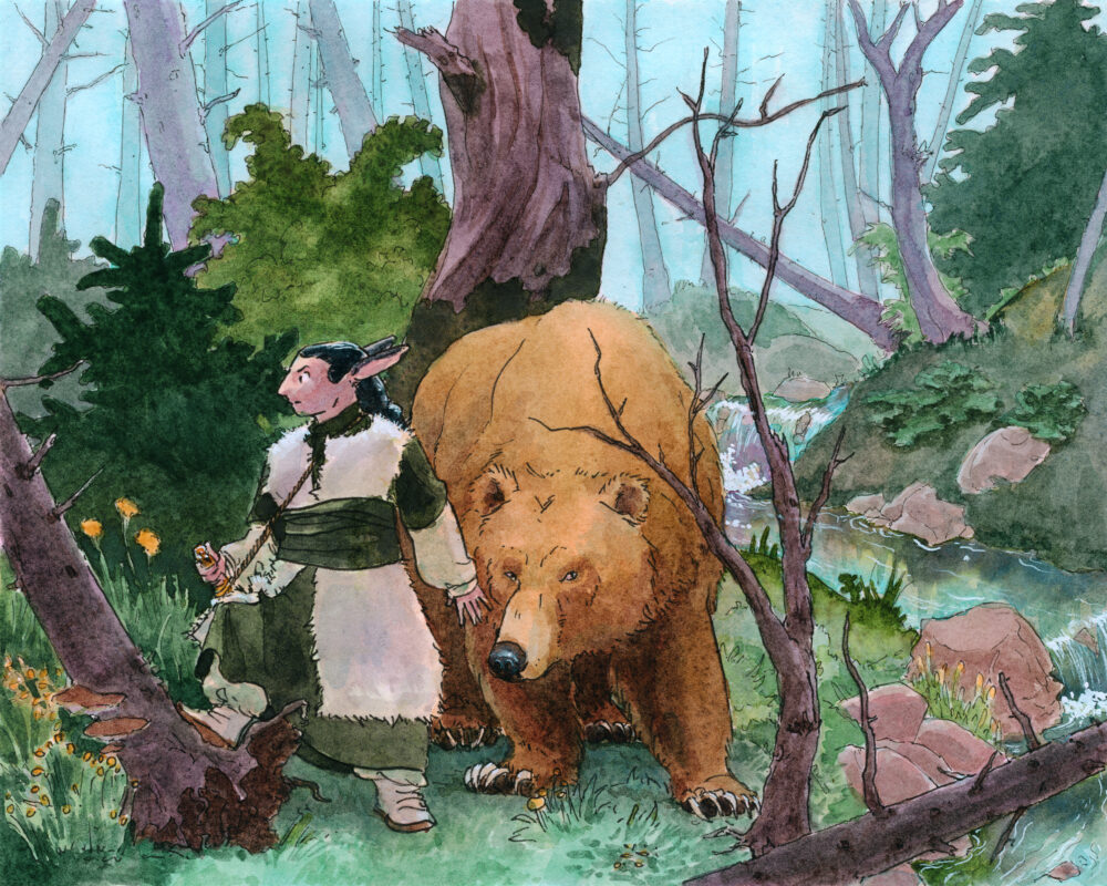 Forest Adventurers – Watercolour Illustration