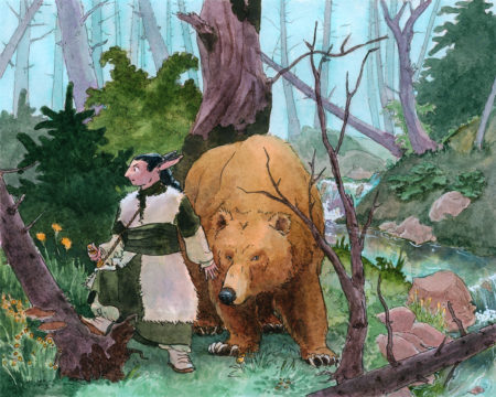 Forest Adventurers – Watercolour Illustration