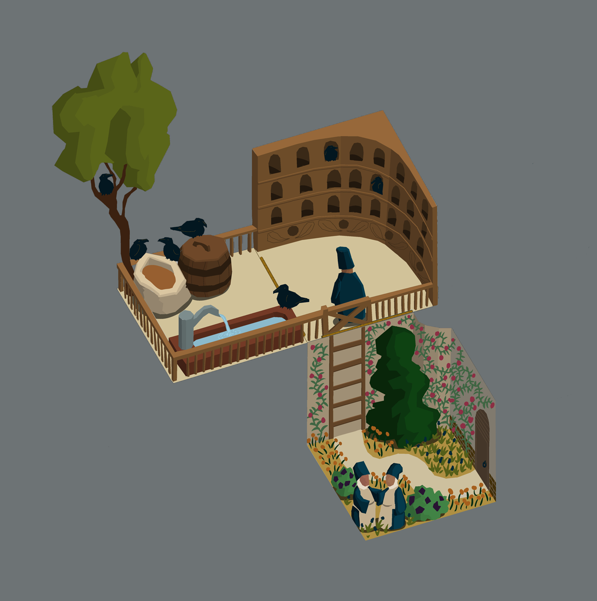 Low Poly Environment Designs – Bakery