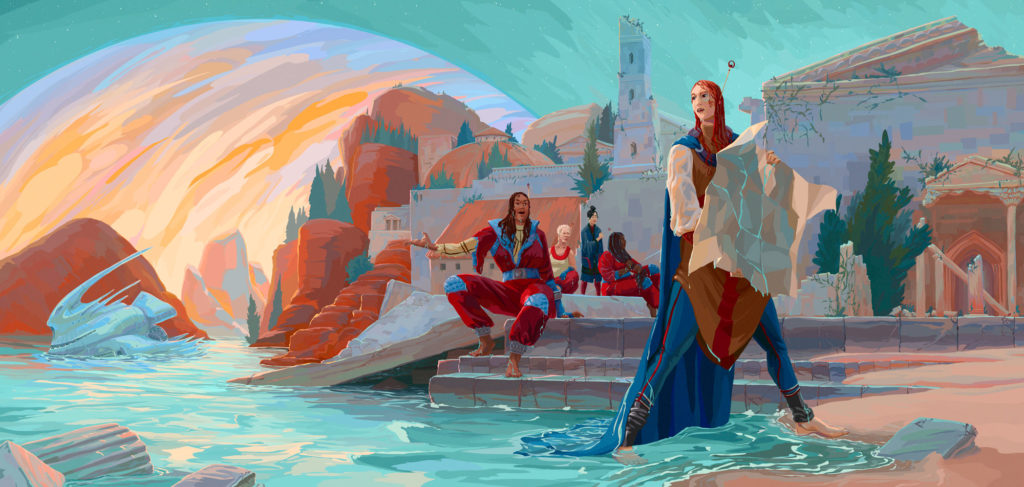 Stranded – Digital Illustration, Character and Environment Designs
