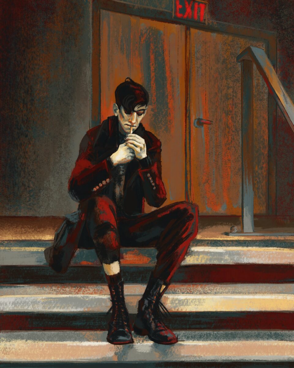 Character Portrait – Smoking Out Back