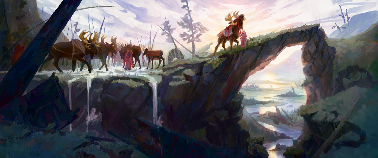 Across the Old Battlegrounds – Environment Concept