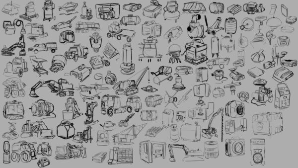 Astronomics Game Art : Designing Mining Equipment! Pt 1