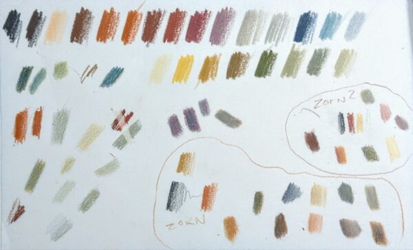 Derwent Drawing Pencils swatches