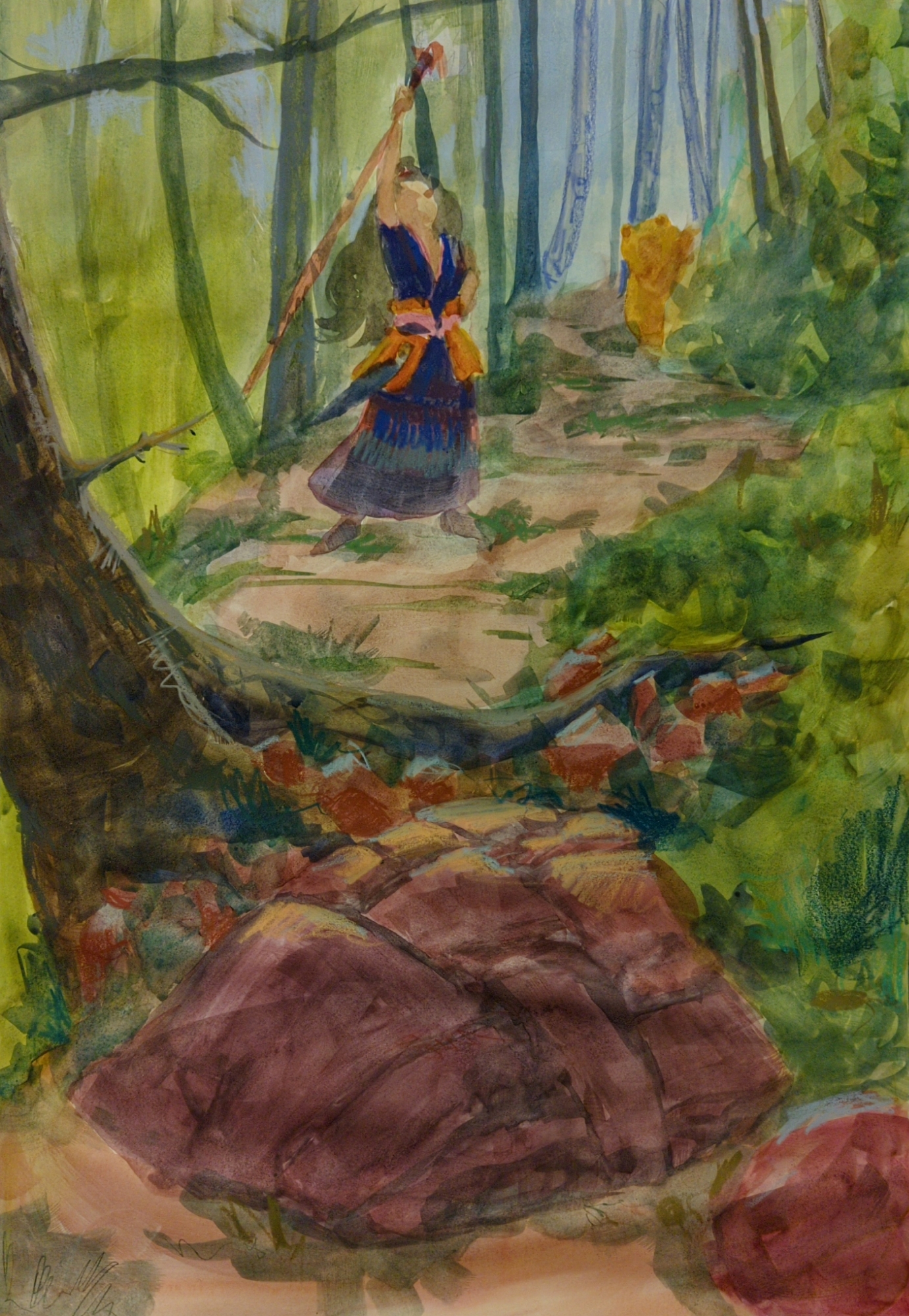 Forest Path Magic WIP