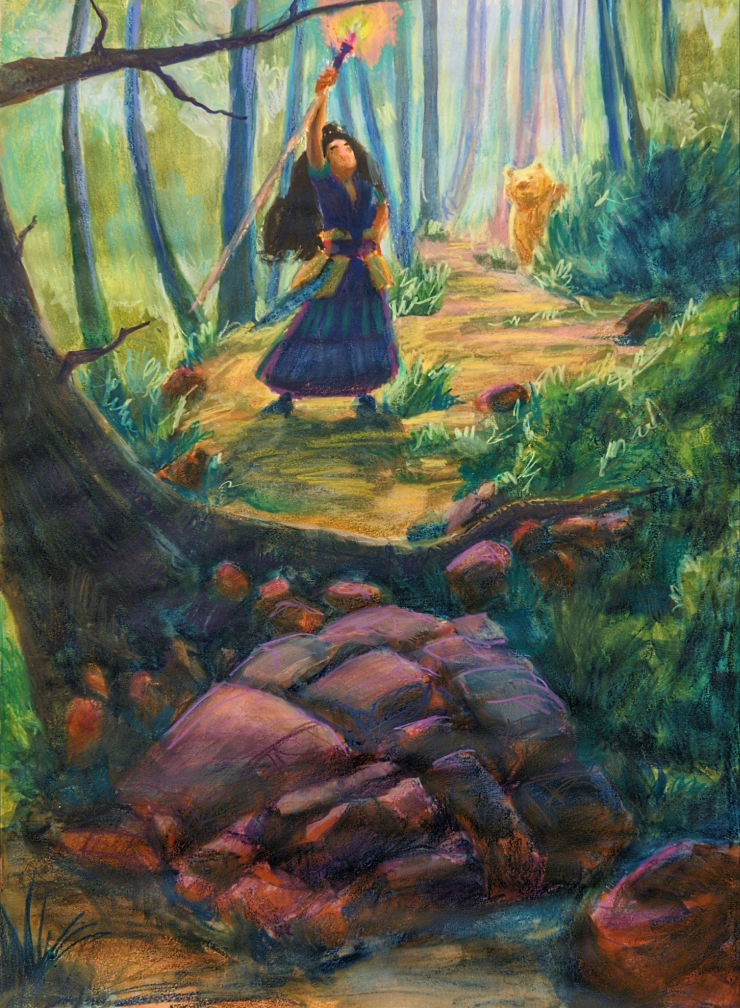Magic in the Forest WIP continues