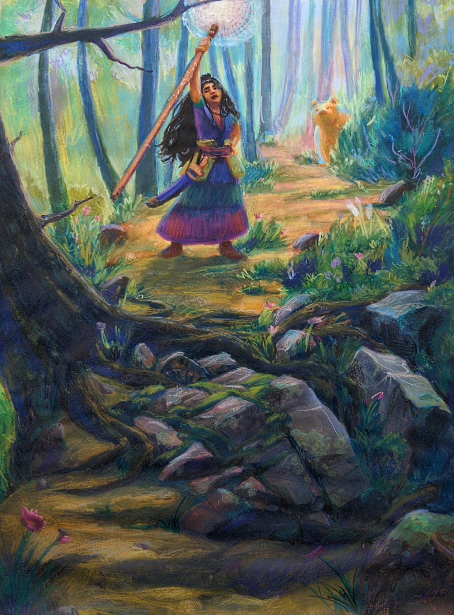 Magic in the Forest WIP – so, so very close to done