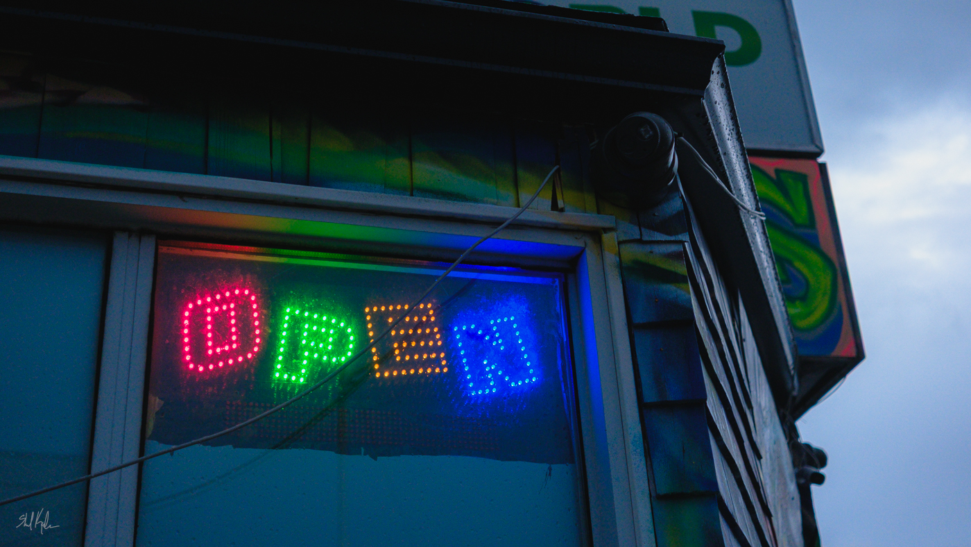 neon welcome