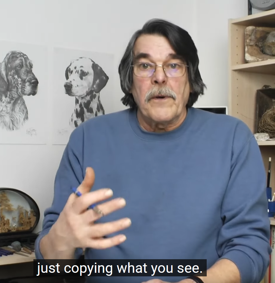 just copying what you see.