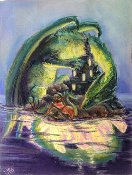 Dragon and Knight Crystal Island