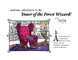 A Colour-Along Visit to the Tower of the Forest Wizard