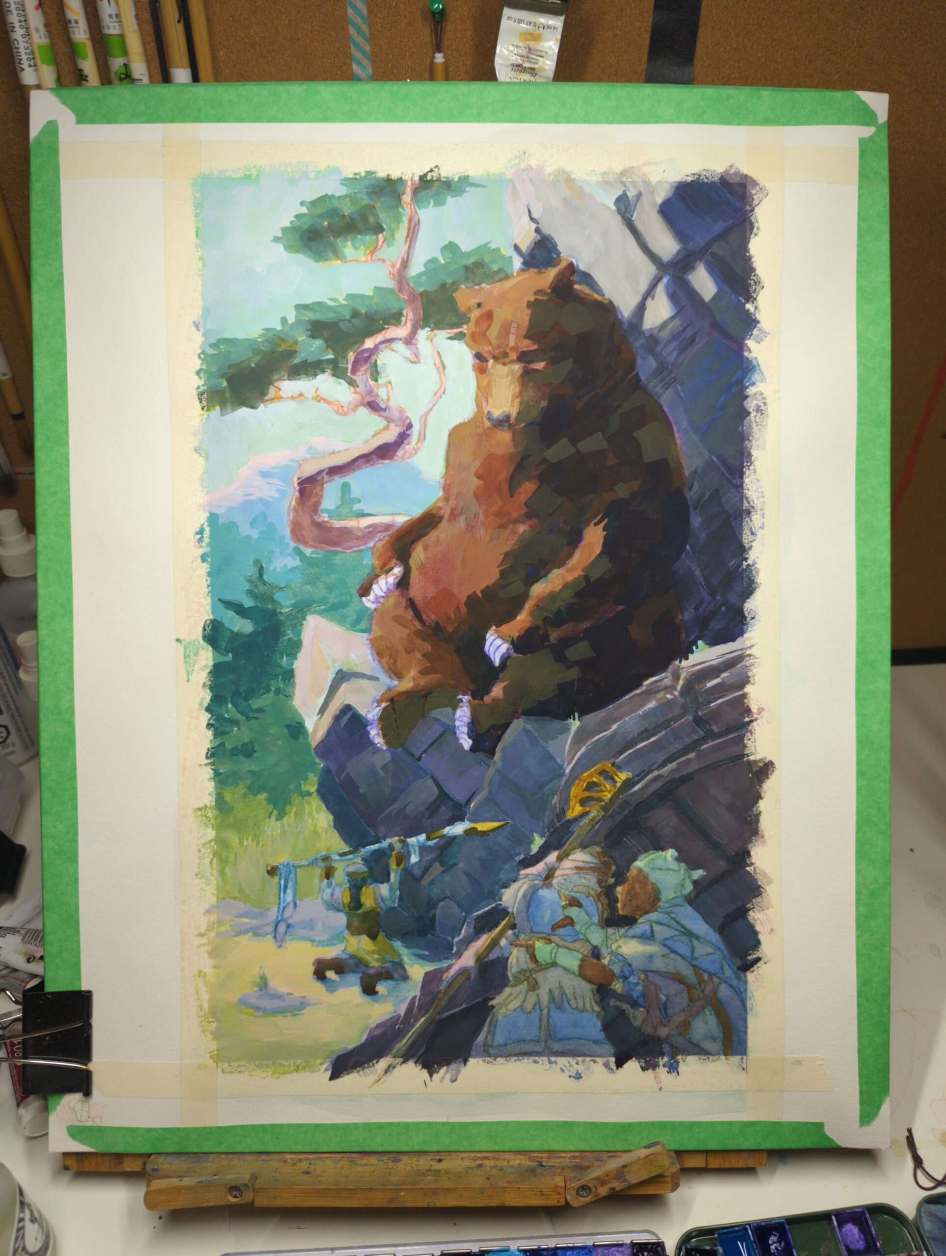 Painting the Great Bear for Swords Without Master